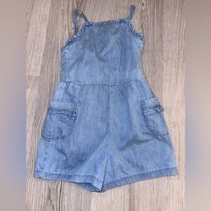 Cat & Jack Denim Romper 4T